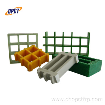 Plastic fiberglass floor grating , frp trench grating